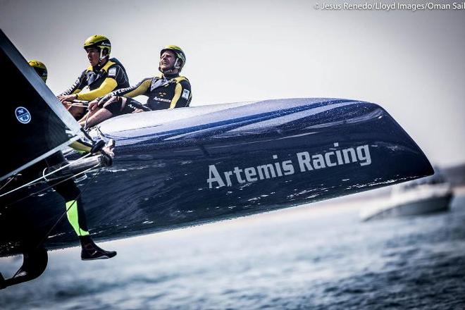 Practice race - Louis Vuitton America's Cup World Series Oman 2016. © Jesus Renedo/LIoyd Images/Oman Sail